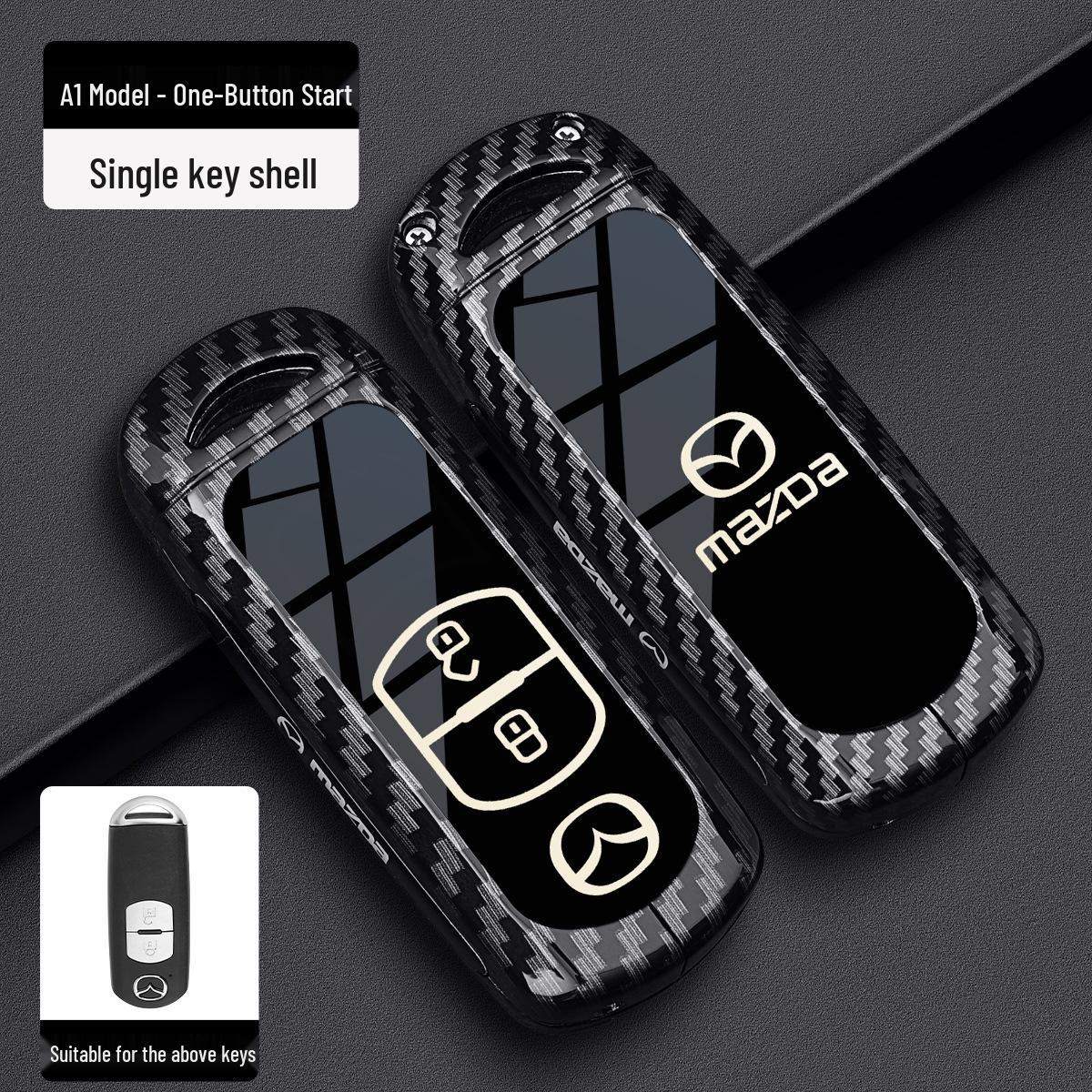 

Carbon Fiber Key Covers for Mazda: Atenza, CX5, CX4, Axela, CX30, CX8, EZ-60 Standard