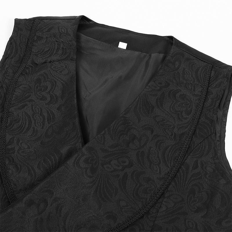2024 Men's European & American Steampunk Victorian Pleated Medieval Shirt