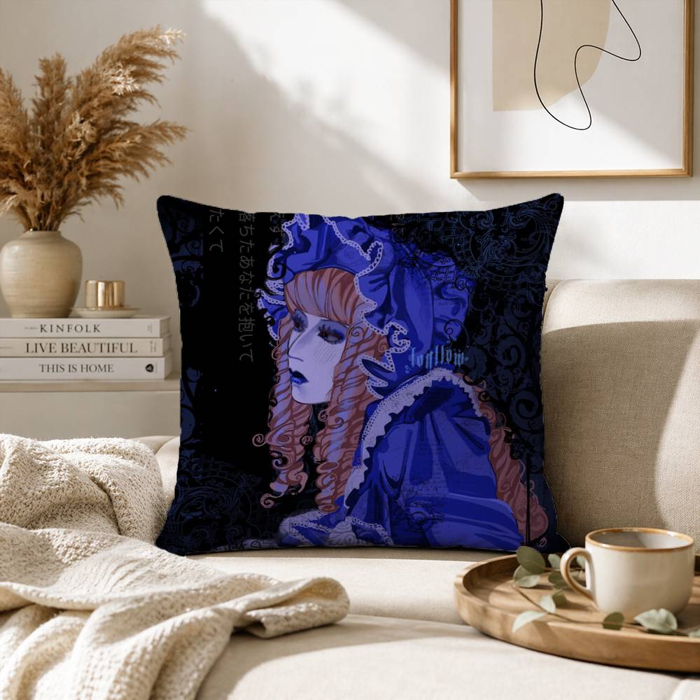 Mana MMalice Gothic Mizer Pillow Case for Sofa Living Room Home Office Decor Protective Cover