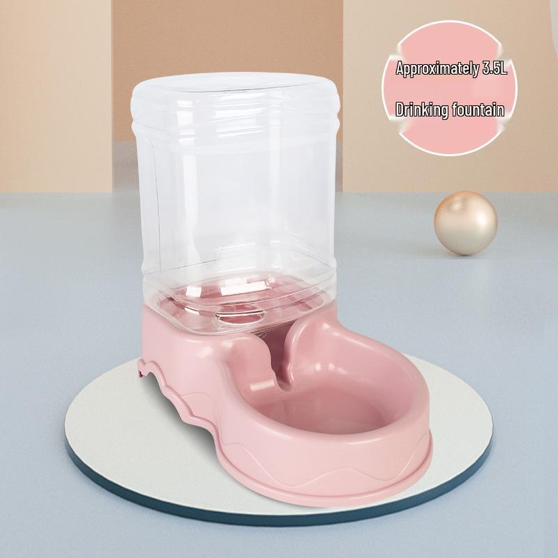 Automatic Pet Water & Food Dispenser Set - 3.5L Capacity for Cats & Dogs