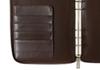 Quo Vadis Genuine Leather System Organizer Cover Zip Timer 17 Buffalo Leather Chocolate QUOVADIS Timer17 Qv936lz29ch [Bible Size/L Cover]