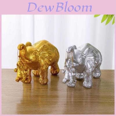 Muttertagsgeschenk Harz Cartoon Elefant Schreibtischdekoration Für Familienfeier