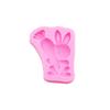 1 Pcs Carrot Fondant Silicone Mold Easter Bunny Hand Stick Rose Carrot Shape Cake Decoration Drip Mold DIY Handmade Art Molds