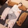 Long Plush Capybara Body Pillow Offering Exceptional Comfort And Support Stuffed Animals Plushies For All Ages Warm Hue