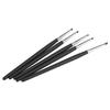 5pcsCelsiusset Silicone Soft Head Clay Pottery Moulding Pen   Craft Tool(black head)