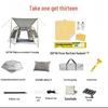 Instant Set-Up Hexagonal Tent: Multi-Person, Mosquito-Proof, Sun-Protected, Folding for Camping & Picnics.