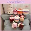 Peluche Giocattolo Torta Fragola Ciliegia Arcobaleno per Bambini Morbido Regalo per Bambini