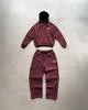 Unisex Hip Hop Street Style Zipper Sports Suit