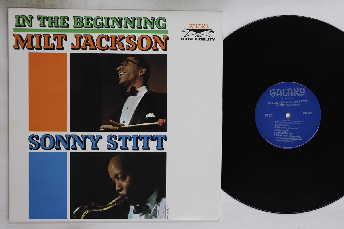 

LP Record MILT JACKSON, SONNY STITT - In The Beginning OJC1771 ORIGINAL JAZZ C 1991 US Jazz Used