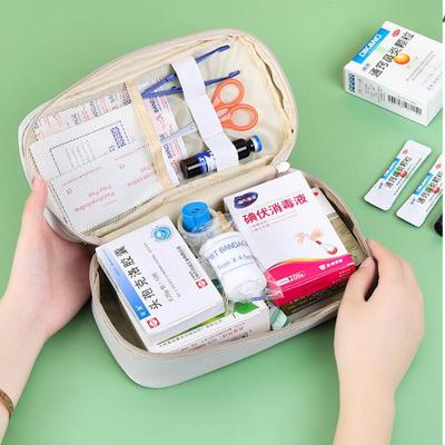 Tragbare medizinische Tasche, Reise-Medizinischer Erste-Hilfe-Koffer, Medizinisches Kit, Heim, Outdoor, Notfall, Kinder, Schüler, Gesundheitskit, Aufbewahrungstasche