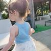Children Girls Suspender vests Summer Cotton Sleeveless tanks Children Girls Summer Sling Baby Children Girls Vest