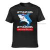 Funny Lets Eat Kids Punctuation Saves Lives Sharks Grammar Tshirt Prevalent Cosie T Shirt Cotton Unisex Tees Normal