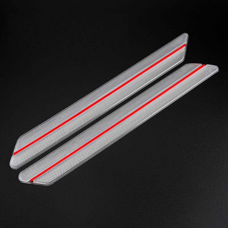 Car Door Bumper Strips Edge Guards Rubber Anti-Scratch Anti-Collision Decorative Stickers And Decals Front Rear Bumper Protector WT