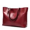 Women's Retro Oil Wax Leather Crossbody Tote - European and American Fashion
