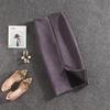 Women Skirts Suede Split Thick Stretchy Skirt Female Pencil Skirts Plus Size Skirt