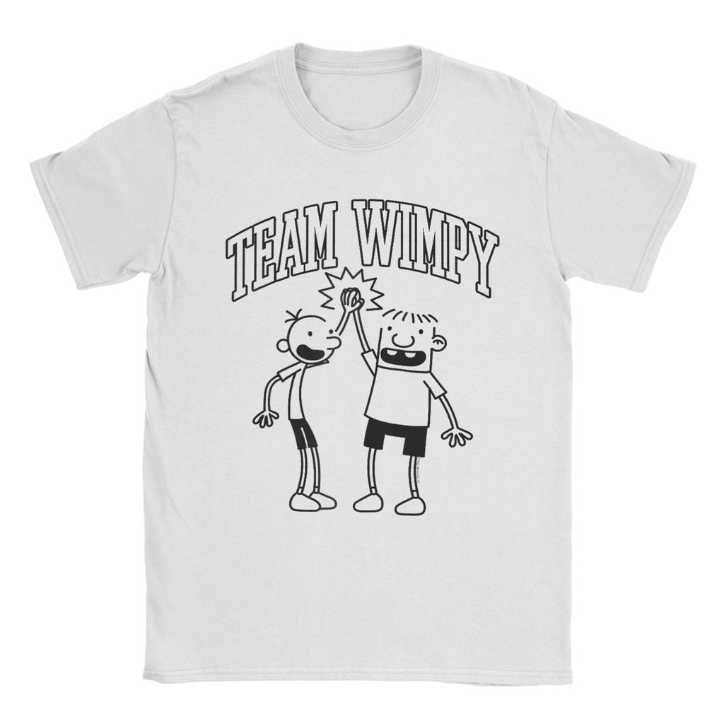 Unisex Wimpys Kids Rizz Master Rowley TShirts Cotton Tees Summer Y2K Retro Short Sleeve T Shirt Crew Neck Fashion Loose Tshirt