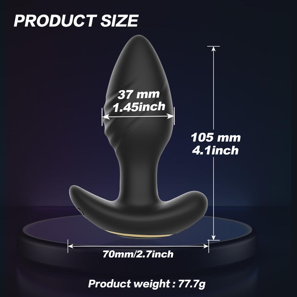 APP Δονητής Αναπτήρας Πρωκτού Περιστρεφόμενος Βύσμα Πρωκτού Δονητής Δονητής Ενηλίκων Γυναικείο Σεξουαλικό Παιχνίδι Bluetooth G Σημείο Κόλπος Κλειτορίδα Μασάζ Δονητικό