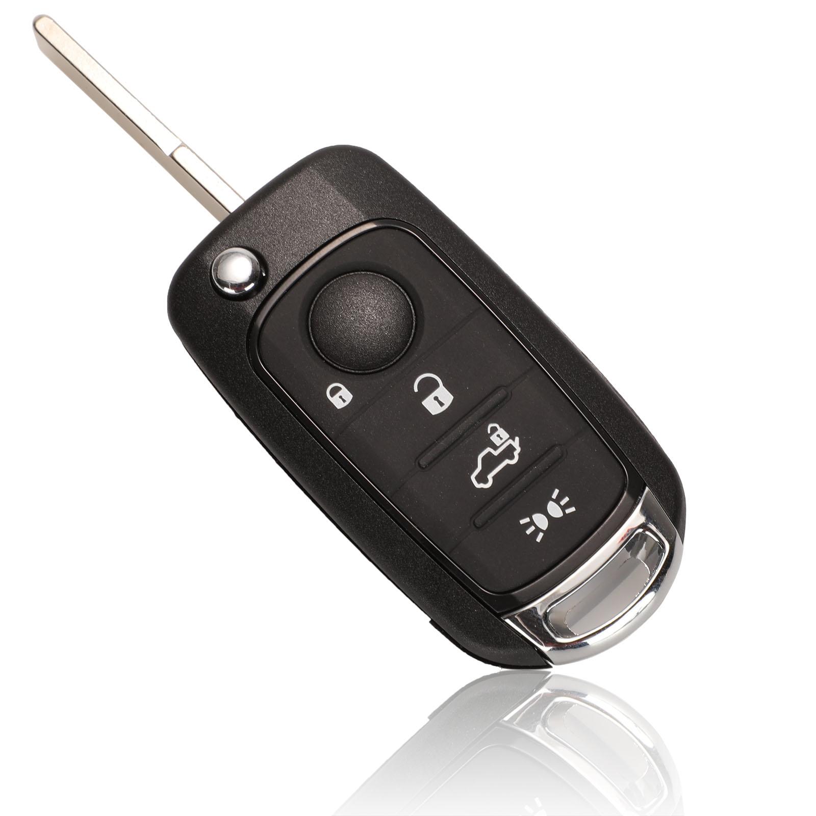 

Чехол для автомобильного ключа jingyuqin Remote 3/4buttons для Fiat 500X Toro Letterpress Egea держатель складной Flid сожжены оранжевый