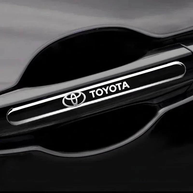 Car Body Anti-Collision Protection Strip Auto Door Handle Bowl Anti-Scratch Sticker For Toyota Camry corolla crown Auris C-HR