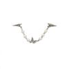 1Pcs Duck Clips Flexible Beaded Pearl Pin Brooch Cardigan Collar Clip Buckles Clothing