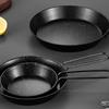 3Pcs Folding Nonstick Frying Pans Portable Outdoor Cookware Light Weight Quick Heating Skillets Cooking Accessory