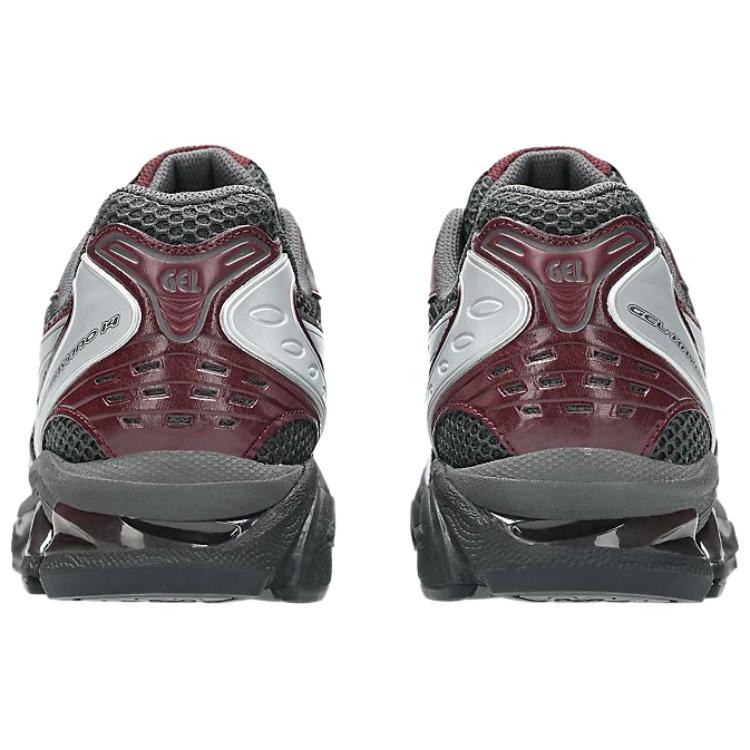 Asics Gel Kayano 14 Burgundy Obsidian Grey Unisex Sneakers Red Pure-Silver 1203A537-022