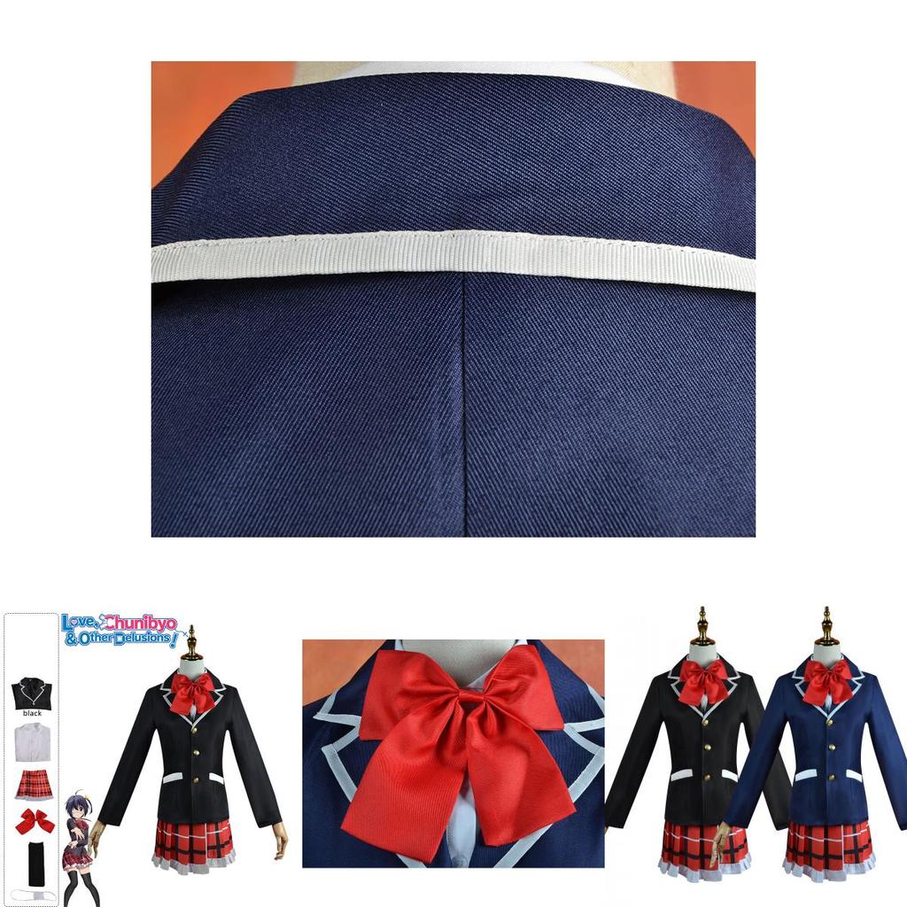 Love Chunibyo Other Delusions--takanashi Rikka Schuluniform Outfit Cosplay Kostüm