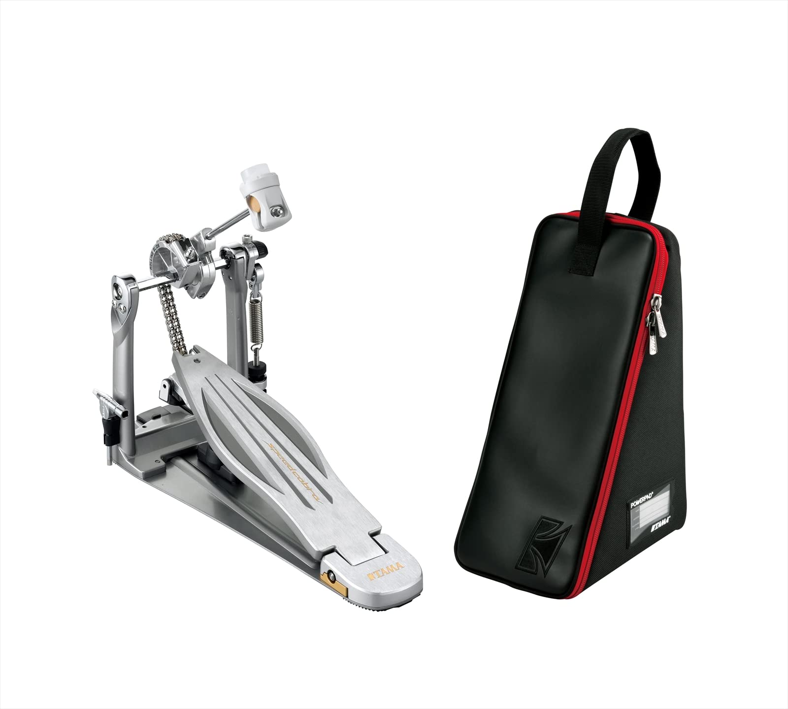 

TAMA SPEEDCOBRA 910 Single Pedal з сумкою для перенесення HP910LZB срібний