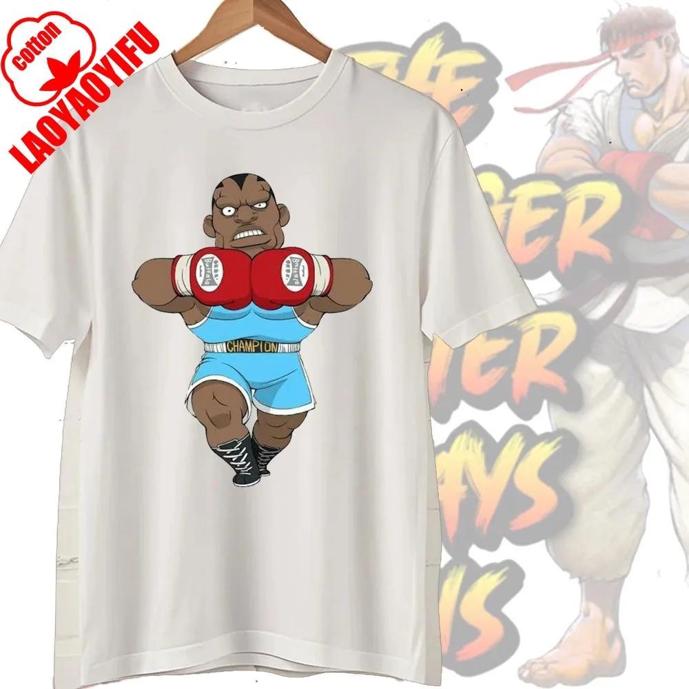 Street Fighter Chun-Li Ryu Bedruckte Y2K Neue Paar Baumwoll-T-Shirts Männer Frauen Streetwear Lässig Harajuku Retro Unisex T-Shirt Top