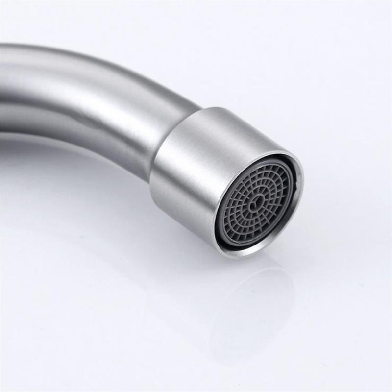 Modern Style Stainless Steel Kitchen Sink Faucet 360 Degree Rotation Torneira Cozinha Cold Taps With 1 Hose