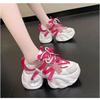 Fashion Increase Daddy Shoes Female 2025 New Explosive Autumn Women's Shoes Black Shoes Network Red Thick Sole Super Fire Shoe Tide