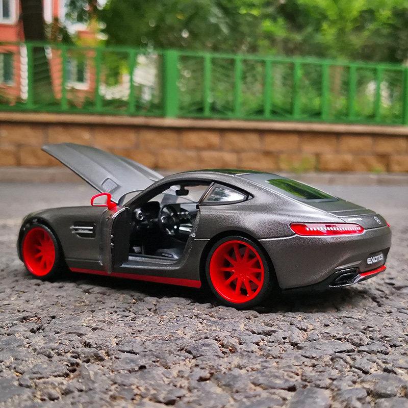 Maisto 1:24 Mercedes-Benz AMG GT Legierung Modifiziertes Auto Die-Cast & Spielzeugfahrzeuge Automodell Miniatur Maßstabsgetreues Modellauto Für Kinder