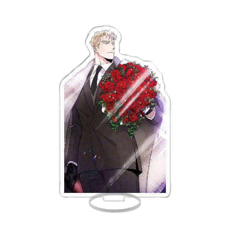 Roses And Champagne Korean Anime Peripherals Zheng Yiyuan Acrylic Stands Collectible Desk Ornaments Creative Birthday Gifts Toy