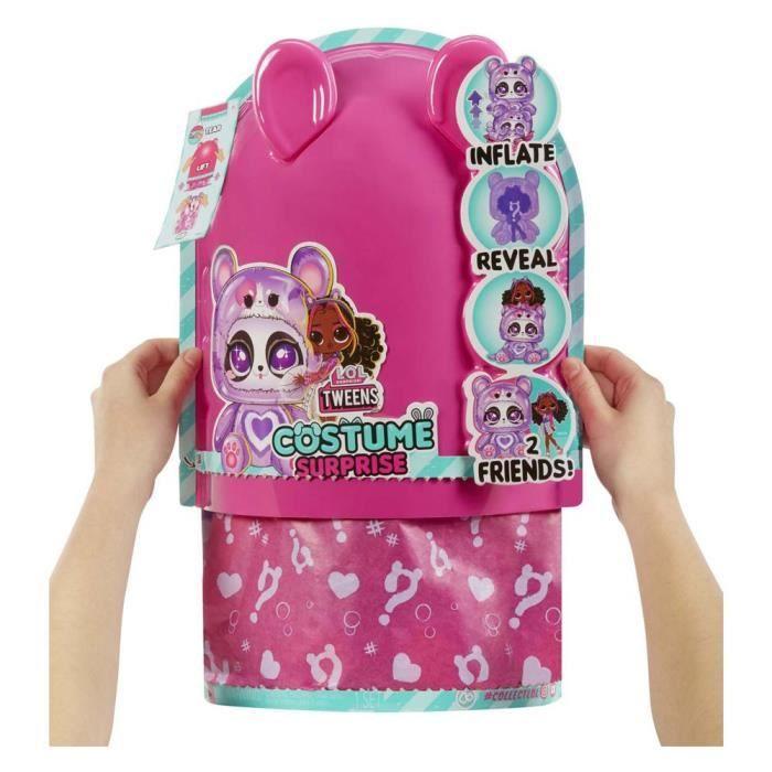 L.O.L. Surprise - Poupée Tweens Costume - Houps Cutie - Poupée de 17cm + animal gonflable - Surprise à découvrir - 4 modèles à colle