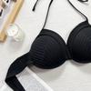 Outer Single Swimsuit Solid Color Sexy Bikini Women'S Split Swimsuit With Steel Tray Bikini D533R