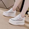 Inner heightening platform casual shoes autumn season new dad shoes elastic band single shoes