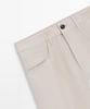 Masimodutti Semi-Jogger Fit Linen Pants