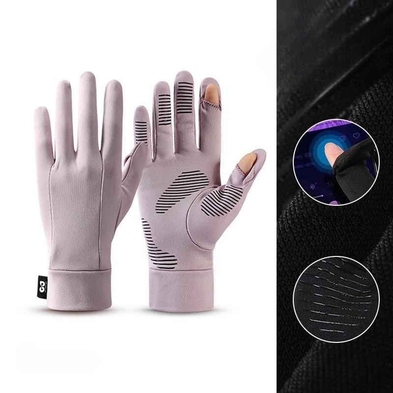 Winter ski gloves liner lining men's and women's outdoor riding gloves touch screen non-slip, windproof and cold-proof, velvet to keep warm