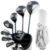 WORLD EAGLE Outlet Beginner Golf Club 10 CBR5 Caddy Bag Headcovers Flex Set, Right-Handed, Clubs, (White), Included, R, Men's [X-03]