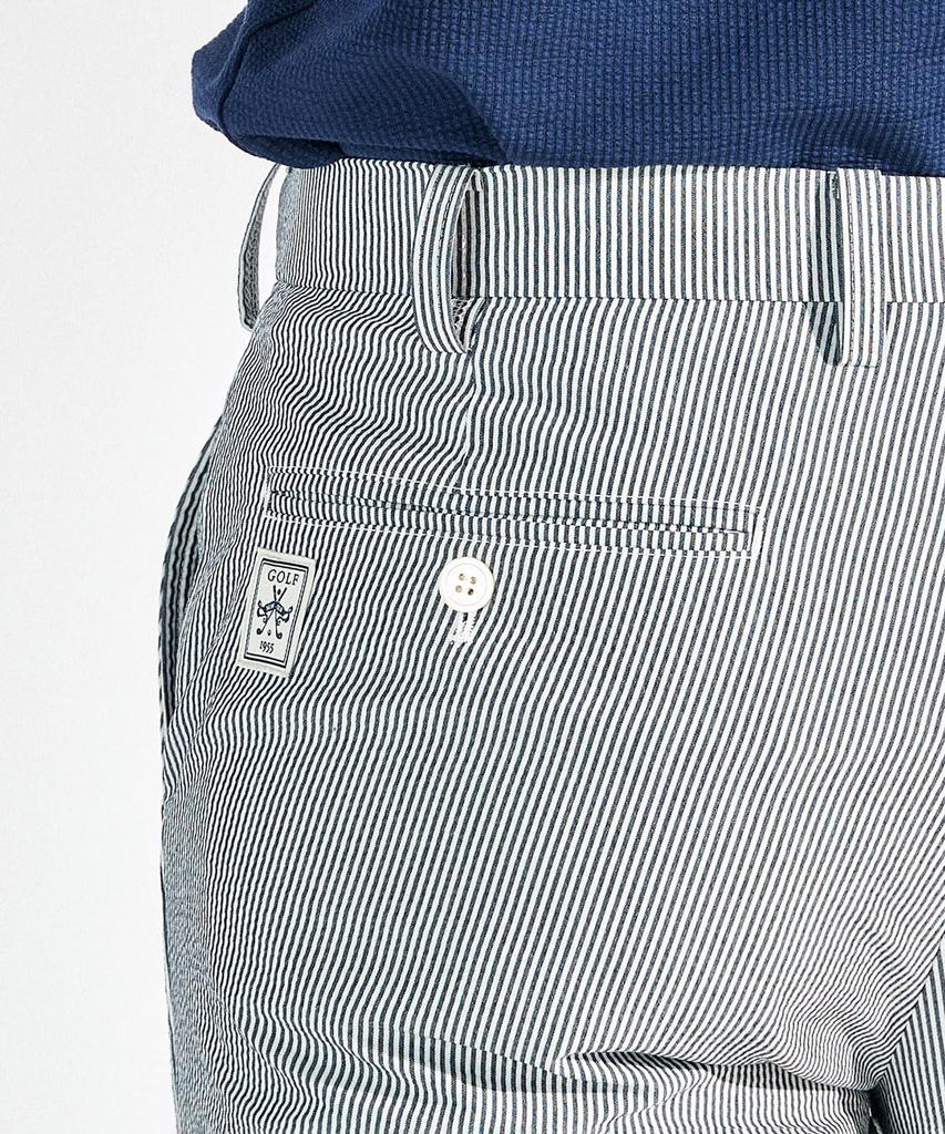 Golf Pants Soccer 2WAY Stretch Waist Free Striped Pattern Golf MG5SLP23M NV00 [Munsingwear] Men's (Navy)