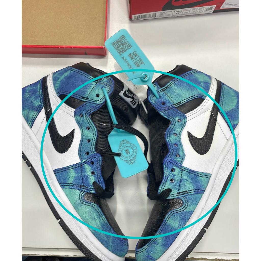 Pre-owned Jordan Air Jordan 1 High OG Tie-Dye CD0461-100-P26085462449152