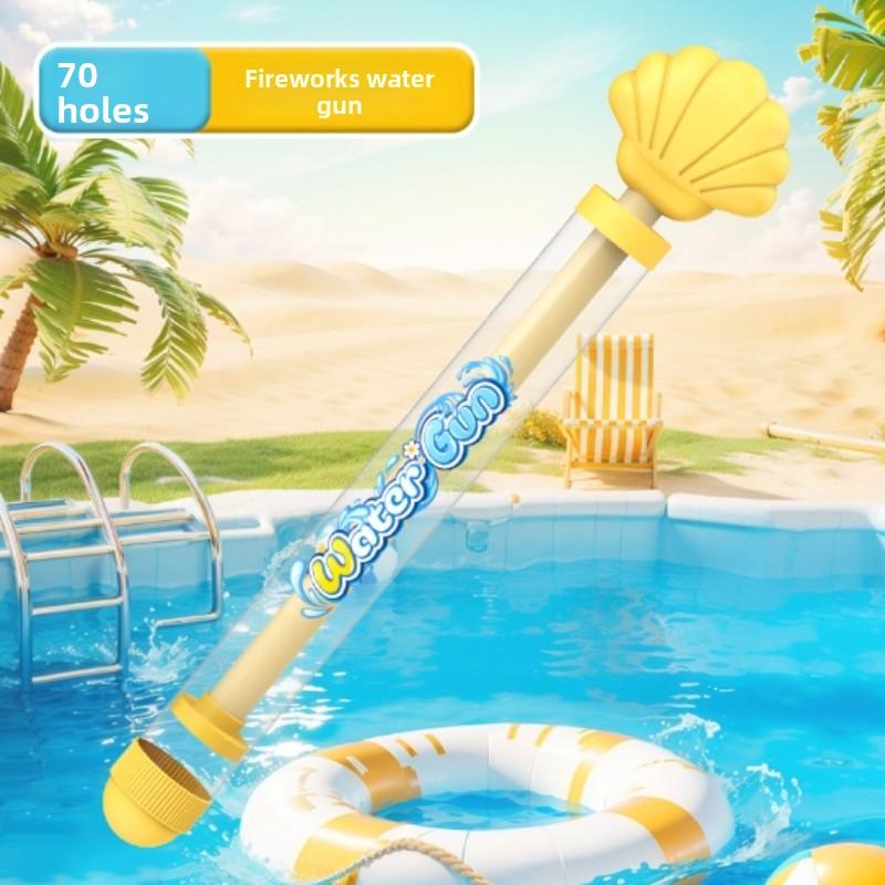 2-5PCS Firework Water Gun Pull-Out Sprinkler Romantic Photograph Props Beach Water Fighting Outdoor Water for Summer Beach
