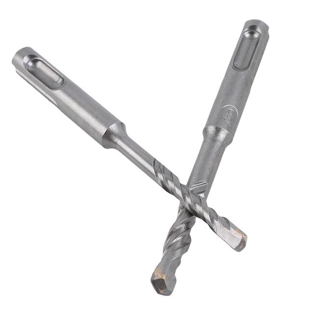 Handle Two-Pit Two-Slot Electric Hammer Drill Bit Concrete Wall Impact Drill Straight Shank