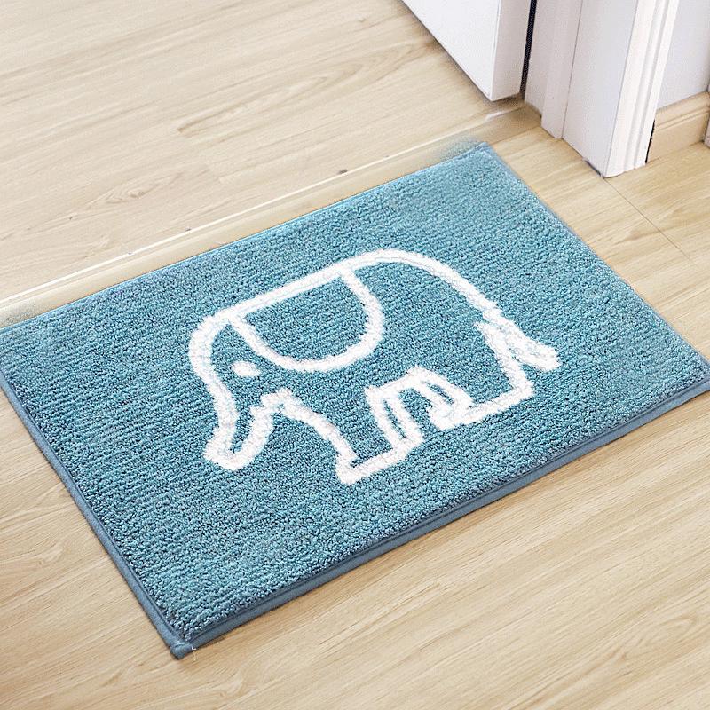 Toilet Floor Surface Mat Toilet Door Moisture-wicking Carpet Door Rug Entry Bedroom Floor Mat Bathroom Slip-resistant Mat