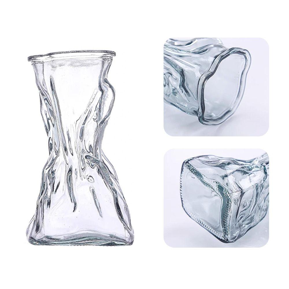Centerpieces Transparent Irregular Vase Hydroponic Art Plant Bottle Desktop Display