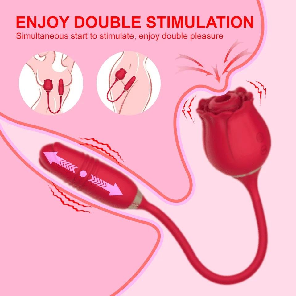 Vibrátor Sucker Toy Sání jazyka Růžová Ženská bradavka 3D bezdrátový stimulátor Masážní přístroj Anální Láska Sex Hračky Klitoris Sání