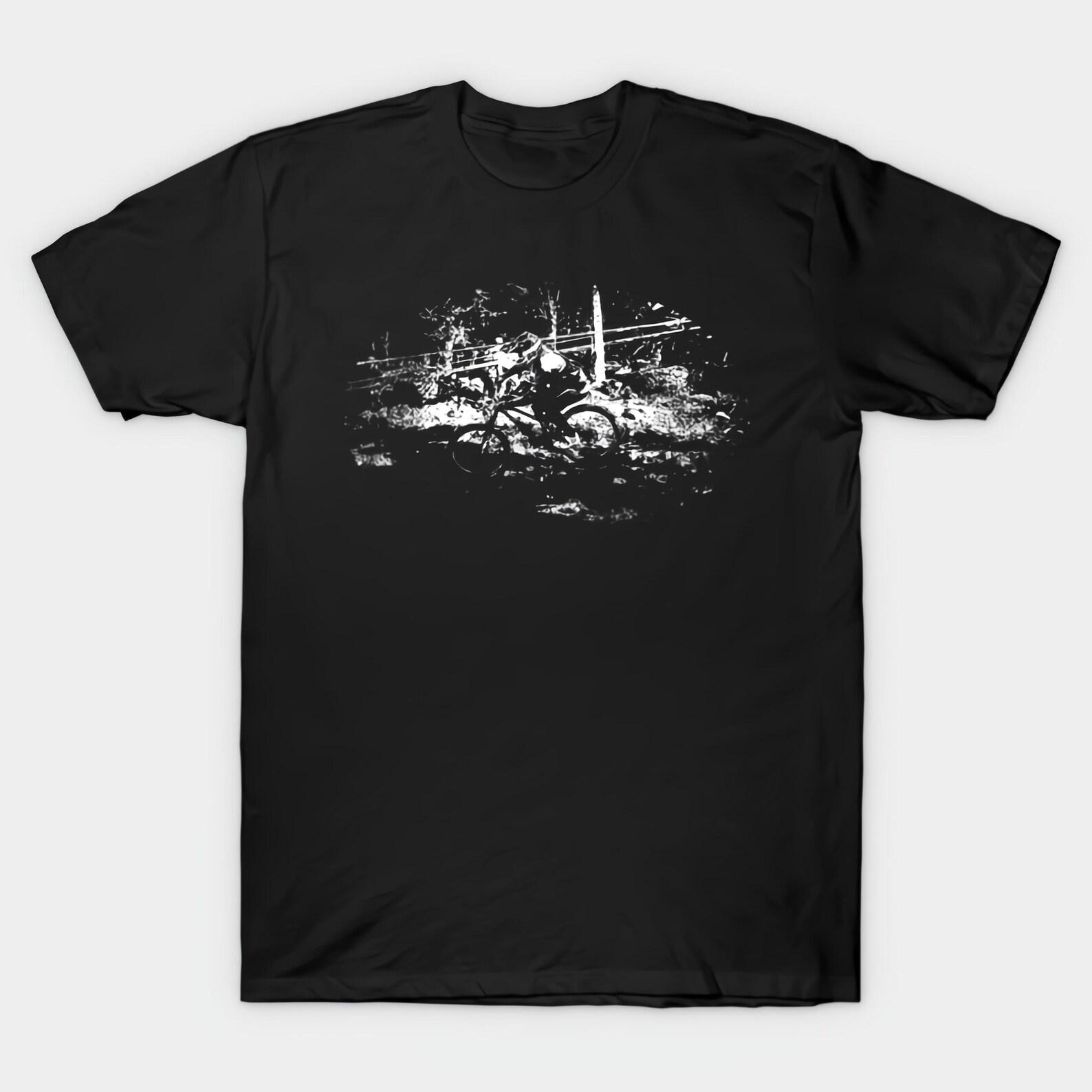 mtb downhill Black T shirt Size S-4X Casual XL
