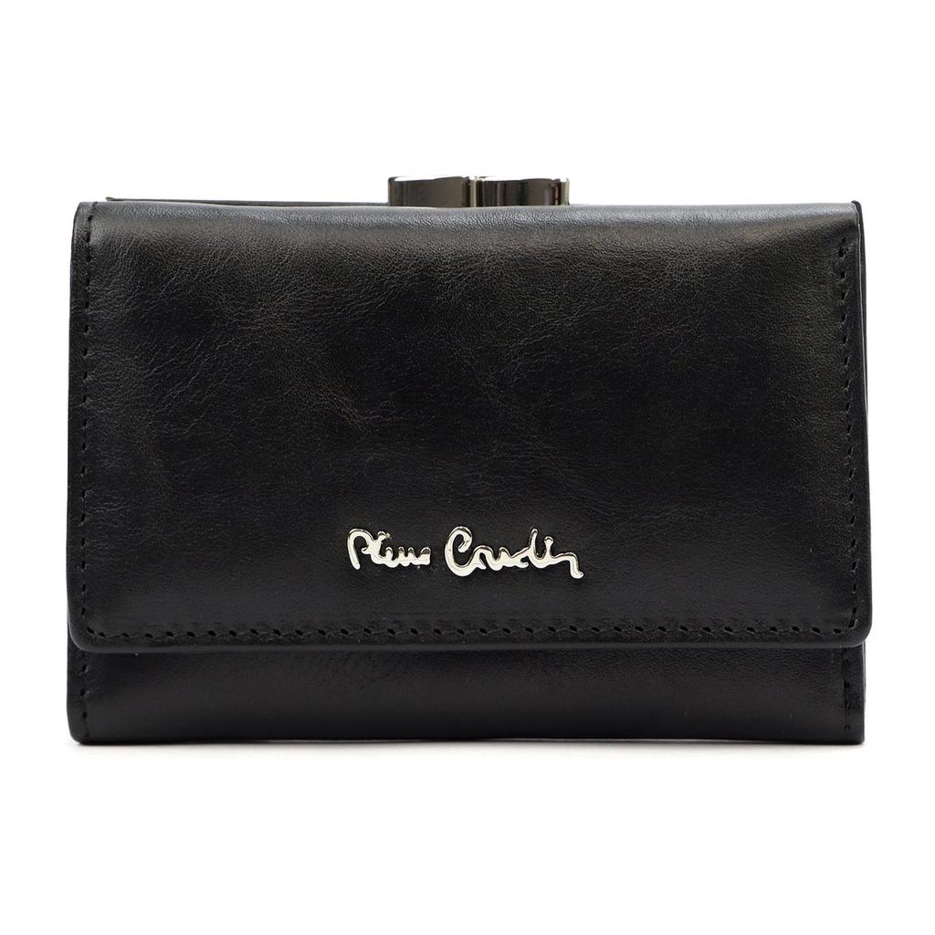 Zgrabna damska portmonetka skórzana Pierre Cardin