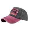 Rock stereo embroidered baseball cap distressed embroider duck tongue ancient hat sun protection sun hat men's hat