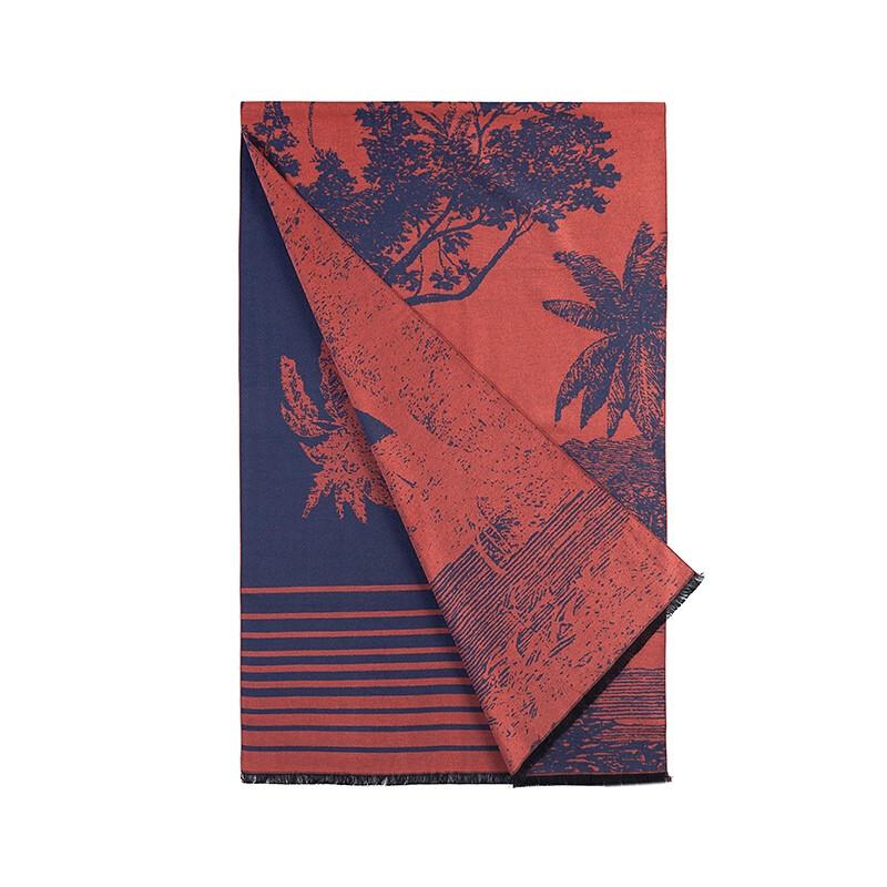 WENSLI Unisex Silk Velvet Scarf and Shawl